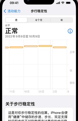 曲麻莱iPhone手机维修如何在iPhone开启'步行稳定性通知'