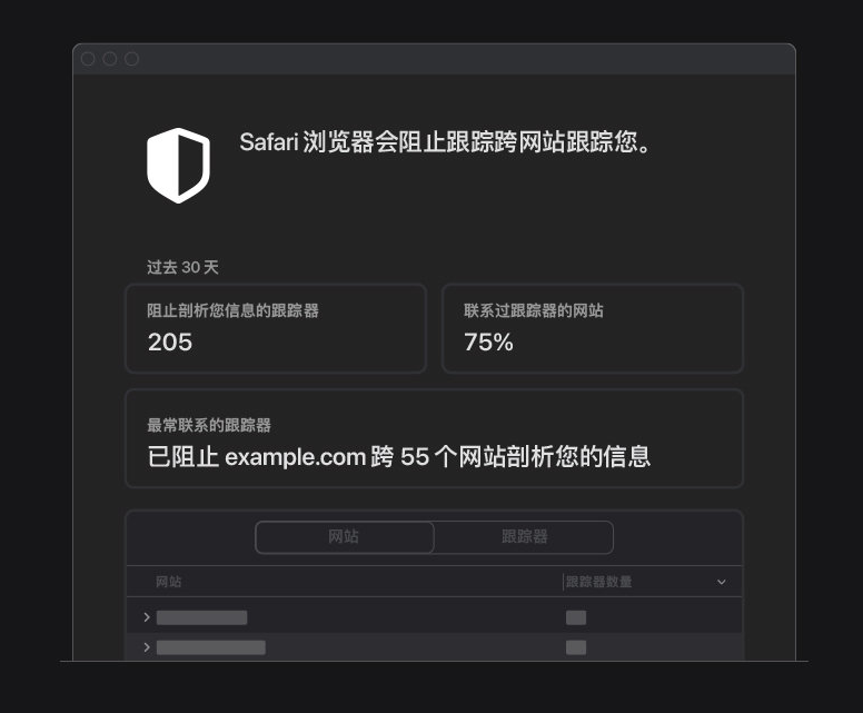 曲麻莱苹果手机维修分享如何在 Safari 浏览器中查看和打开隐私报告 